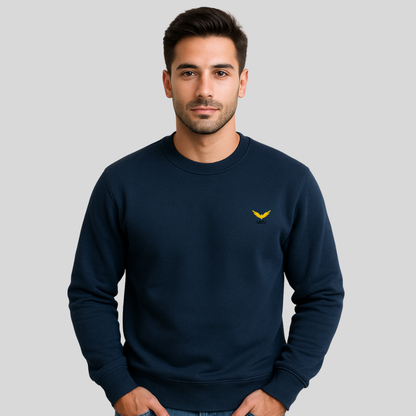 Premium Men’s Crewneck Sweatshirt – Soft Fleece, Winter Warm, Classic Fit