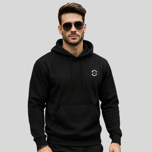 Premium Black Classic Hoodie
