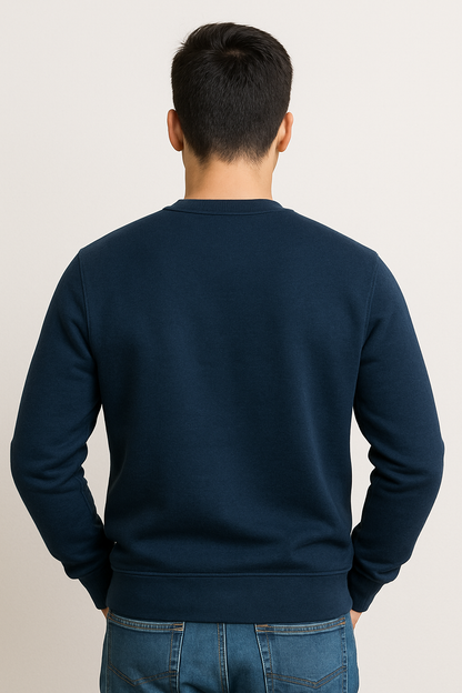 Premium Men’s Crewneck Sweatshirt – Soft Fleece, Winter Warm, Classic Fit
