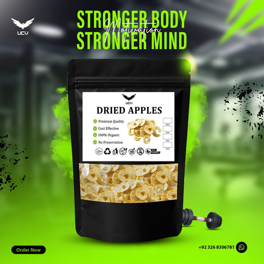 UCV Dried Apples — Pure, Healthy & Naturally Sweet Nutritious Snack 100 GM