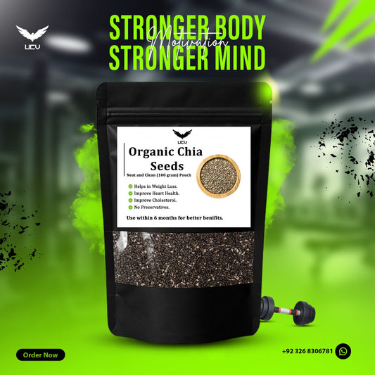 UCV Organic Chia Seeds — High-Fiber, Omega-Rich Superfood for Weight Loss